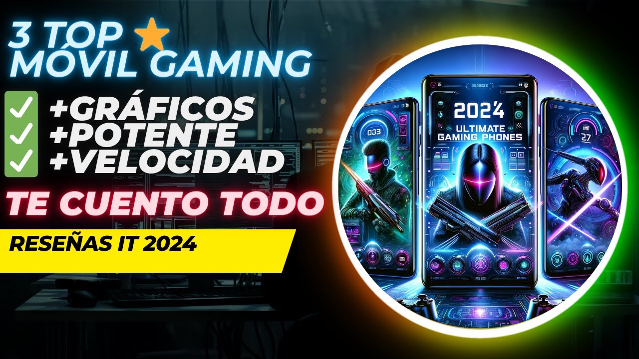 5 mejores móviles gaming para comprar (2024)