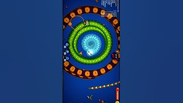 🐍Worms Zone io 😱🔥 2 biggest snake surrounding me|😭No chance to alive wait for end #shorts#snake_game