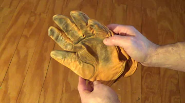 How do you revive leather gloves?