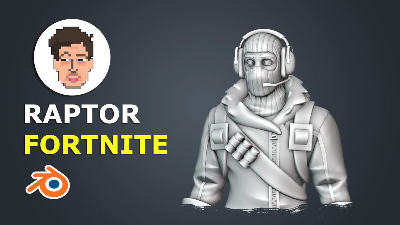 Sculpting A Fortnite Character In Blender Youtube