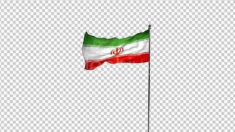 Iran Flag - motion graphics video
