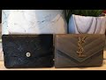 LOUIS VUITTON key pouch vs YSL monogram small wallet