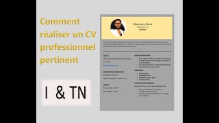 Voici comment réaliser un CV professionnel pertinent avec Word 2013