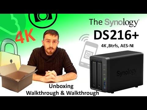 The Synology DS216+ NAS Unboxing, Walkthrough and Talkthrough - The 4K, Dual Core, Btrfs NAS