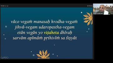 Nectar of Instruction Series - VERSE 1 - Self-Mastery and Spiritual Role Models