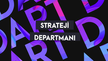 Strateji Departmanı 5. Departmanlar Arası Rotanı Tasarla