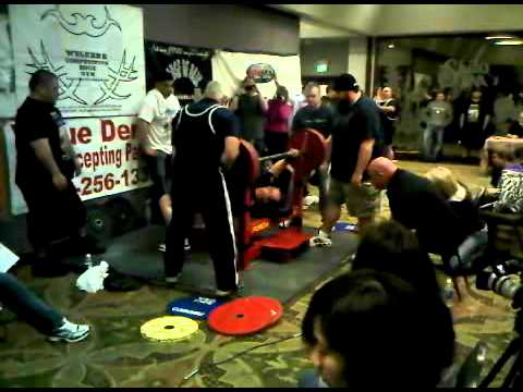 Record Bench Press - Bert Hafner 3/12/11