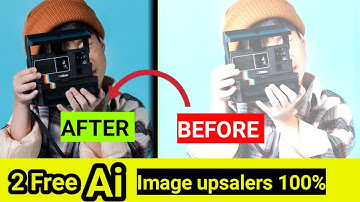 2 Best AI Image Upscalers 100% FREE | Free Image Enhancer.