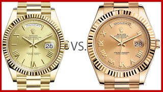 ▶ Rolex Day-Date COMPARISON (Day-Date 40 vs. Day-Date II, 40mm vs. 41mm)