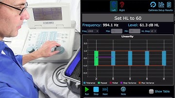 Audiometer Calibration System - Running a Test - Model AudCal