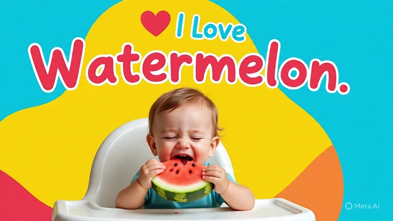 "I ❤️ Love Watermelon" Song + More Nursery Rhymes & Kids Songs - 123 Sing With Me