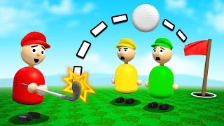 I Played The FUNNIEST NEW Golf Game With Friends!