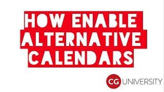 How to enable alternative calendars screenshot 1