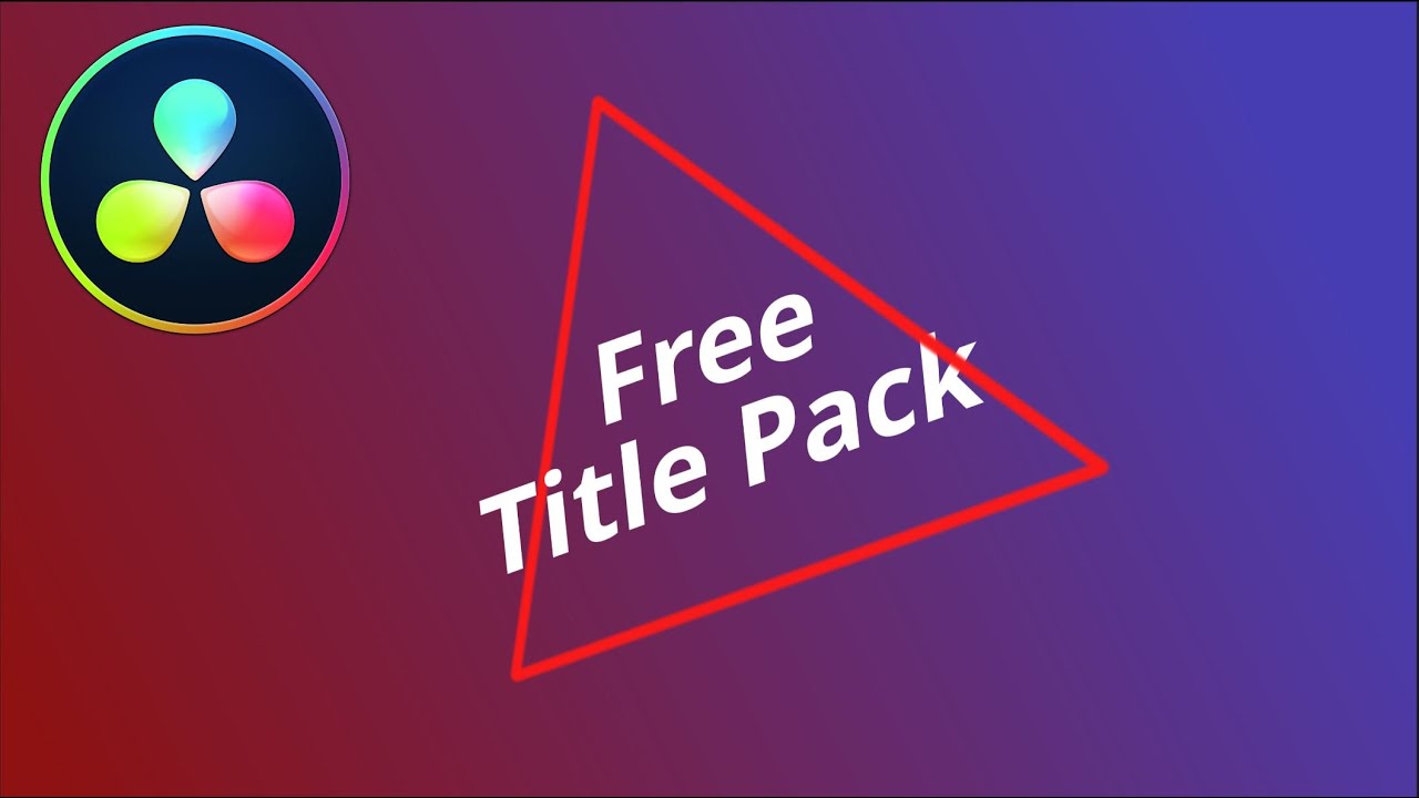 free davinci resolve youtube templates