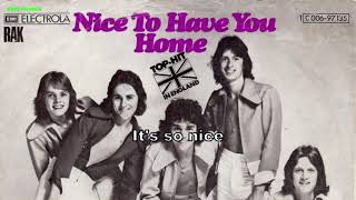 Kenny - Nice to have you home (Instrumental, BV, Lyrics, Karaoke)