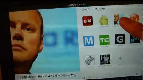 App Review: Google Currents - Asus Transformer Prime Video (TF201, TF300, TF700)