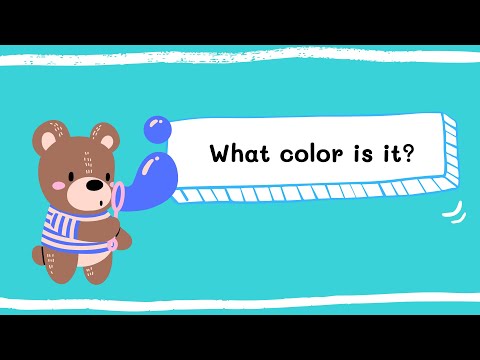 บทเรียนภาษาอังกฤษ ป.1 เรื่อง What color is it? (นี่คือสีอะไร)