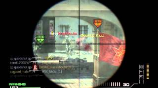 MW3 barret 50 cal spawntrap (15 killfeed)