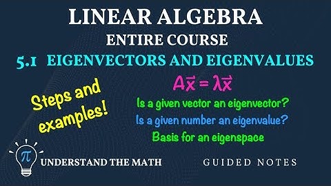 Mastering Eigenvectors and  Eigenvalues | Easy Steps and Helpful Examples