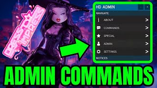 How To Get Admin Commands In Dress To Impress Roblox Only Way