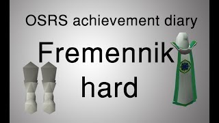 [OSRS] Fremennik hard diary tasks guide