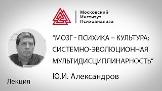 Лекция Ю.И.Александрова «Мозг - психика - культура: системно-эволюционная мультидисциплинарность»