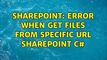 Sharepoint: Error when Get files from specific URL SharePoint C#