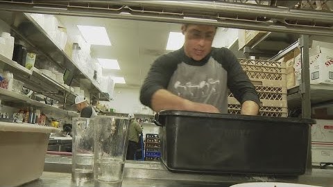 Eric trades places with servers and bussers at The Broken Yolk in Santee