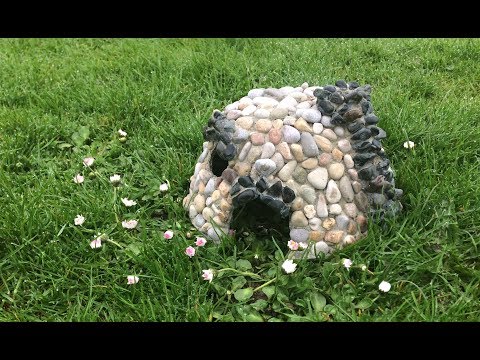 DIY How To Make a Miniature Stone Garden Fairy House