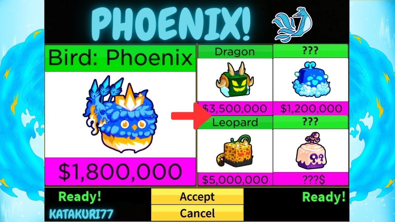 What People Trade For Phoenix Fruit? Trading Phoenix in Blox Fruits UPDATE  20 