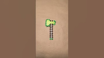 I draw Minecraft axe 🪓 #shorts