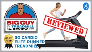 3G Cardio Elite Runner Treadmill Review  Product Review from BigGuyTreadmillReview.com