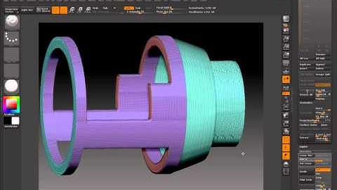 ZBrush 4 - Clip Brushes (Brush Radius)
