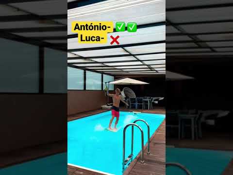 Surf Quem consegue ir mais longe na piscina #ytshorts #trending #challenge #surf #fails