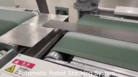 Online Inspection System and Automatic Robot Stacking System