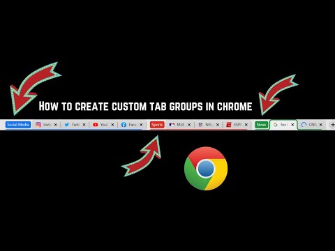How to use tab groups in Google Chrome