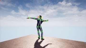 Apply cubemos skeleton tracking to an animating UE4 game character using UnrealCV