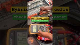 How to test car hybrid battery voltage with multimeter #technicalasif #viralvideo #viralvideo