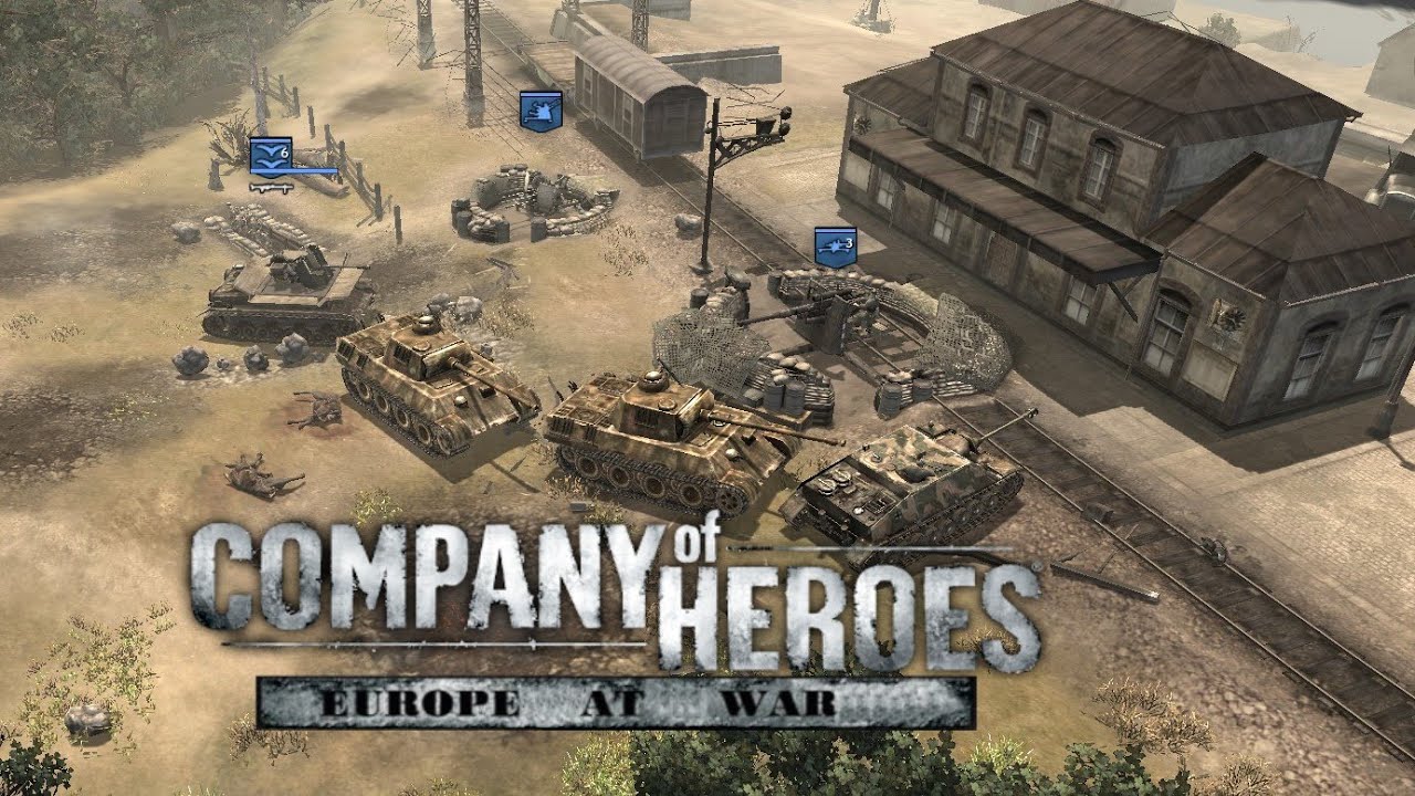 Company of Heroes Return To The Meuse 1vs2 Expert [Europe At War mod]