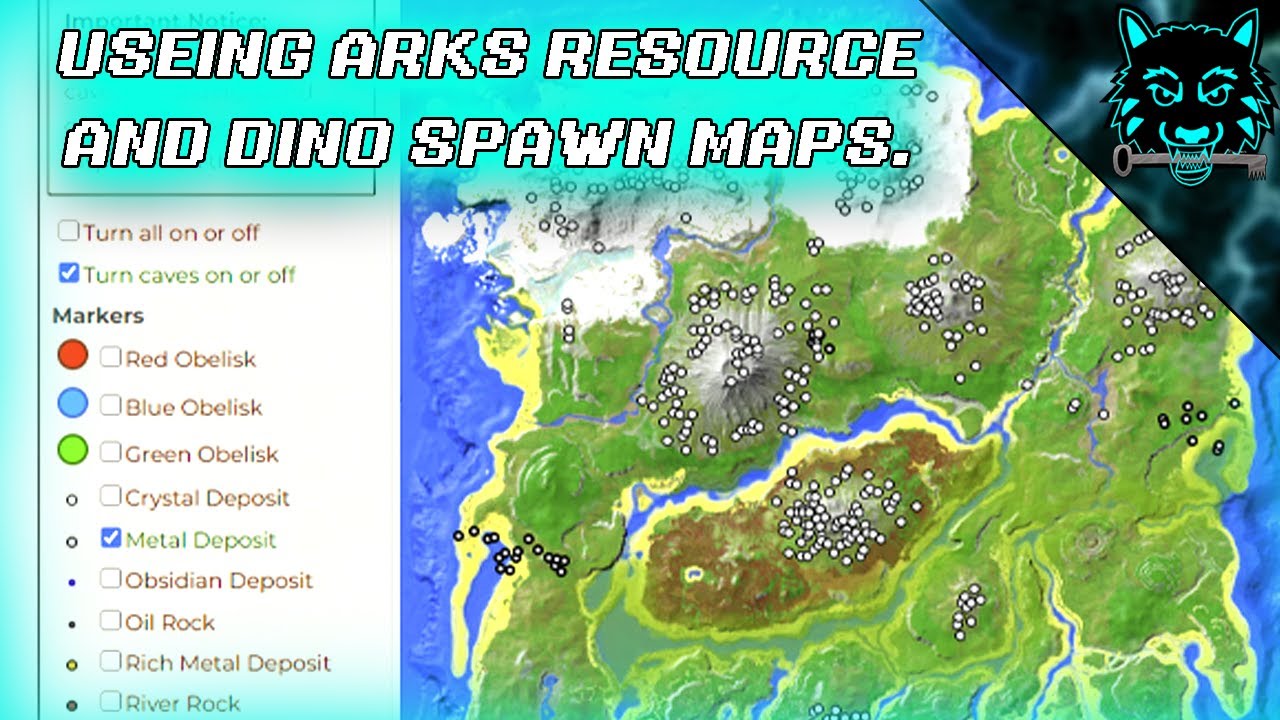 ARK: Survival Evolved Lost Island Map Guide: Resource Locations