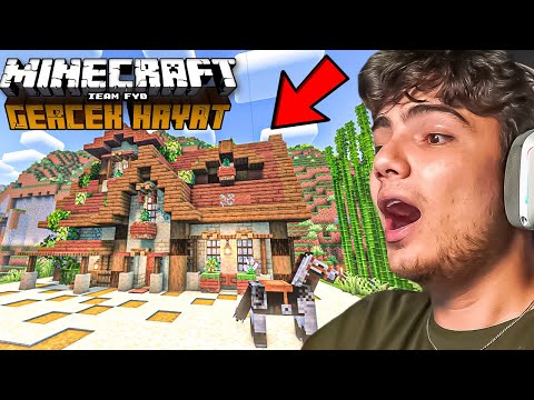 MİNECRAFT GERÇEK HAYAT  - Yeni Mükemmel EVİM ! (10 saat sürdü) #2