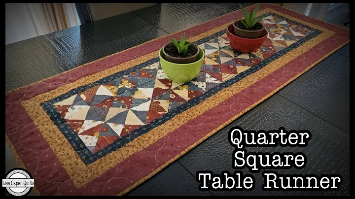 Quarter Square Table Runner - Charm Pack Friendly!...