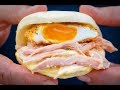 Crispy Egg Buns with ham hock & Miso hollandaise - Breakfast Recipe | John Quilter