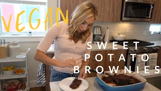 SWEET POTATO BROWNIES- Vegan/Gluten Free