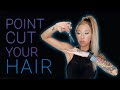 How to Point Cut to Blend Your Hair 2021