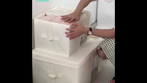 Hộp Canvas Đa Năng Đựng Chăn Màn, Quần Áo