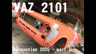 VAZ2101RedStorm - renovace 2020 - 1. díl - Oživujeme klasiku 70. let.