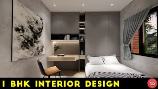 Low Cost Interior Design || 1 BHK Small Space Interior Design || KK Home Design