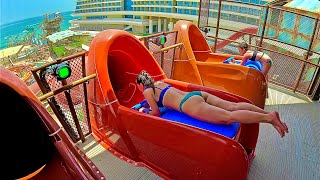 Mat Racer Water Slide At Meryal Waterpark, Qatar