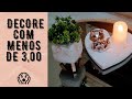 DECORAÇÃO, 2 IDÉIAS GASTANTO POUCO!! FEITO EM CASA COM MENOS DE 3,00! #FAÇAVCMESMO,#DECORACAO,#DIY